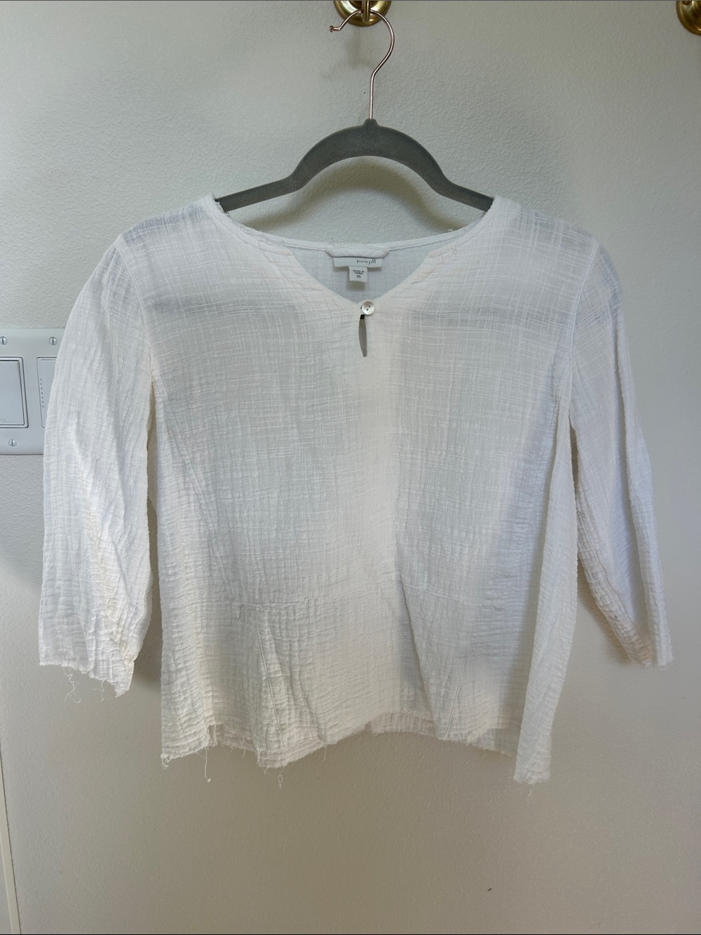 Cotton white top